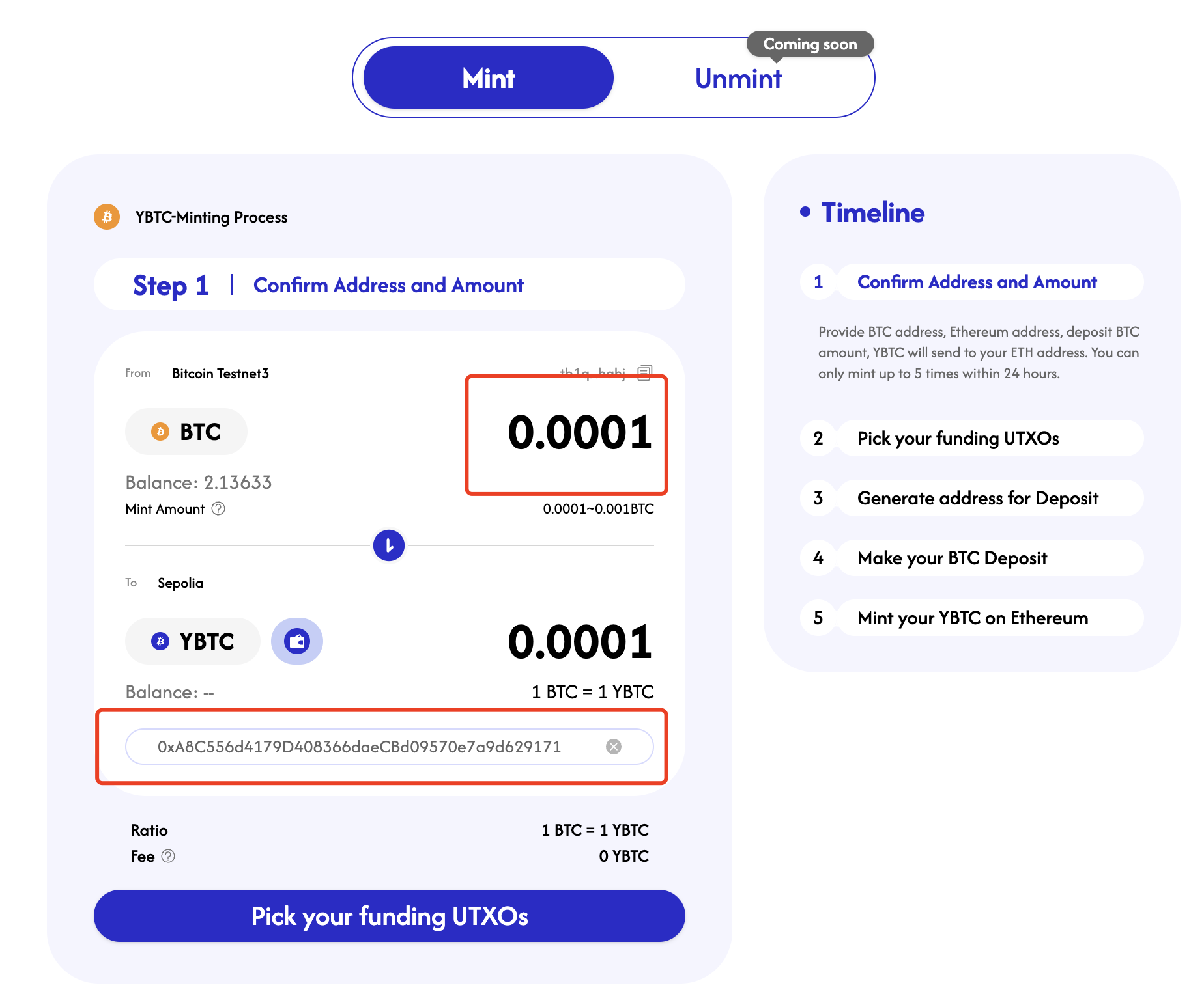 Connect Bitcoin Wallet